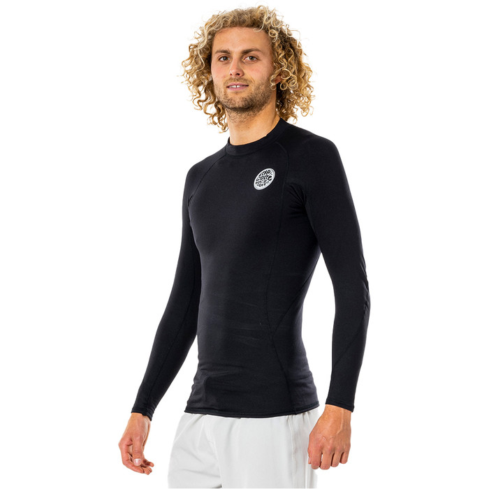 2024 Rip Curl Mens Thermopro 1mm Langarm-Thermo-Weste WLYYAM - schwarz